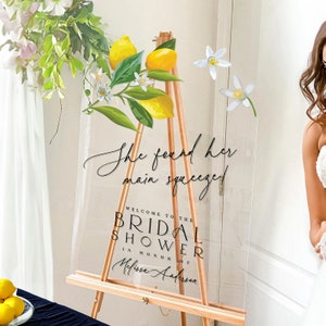 She Found Her Main Squeeze Bridal Shower Sign, Lemon Bridal Shower Welcome Sign, Main Squeeze Bridal Shower Sign, Lemon Bridal Shower Decor
