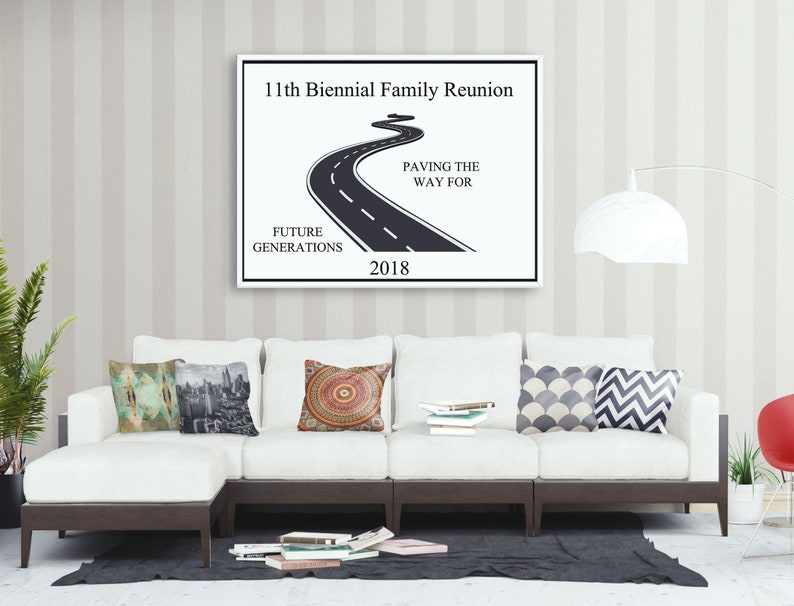 Large Personalized Family Reunion Banner Road Banner Family Etsy