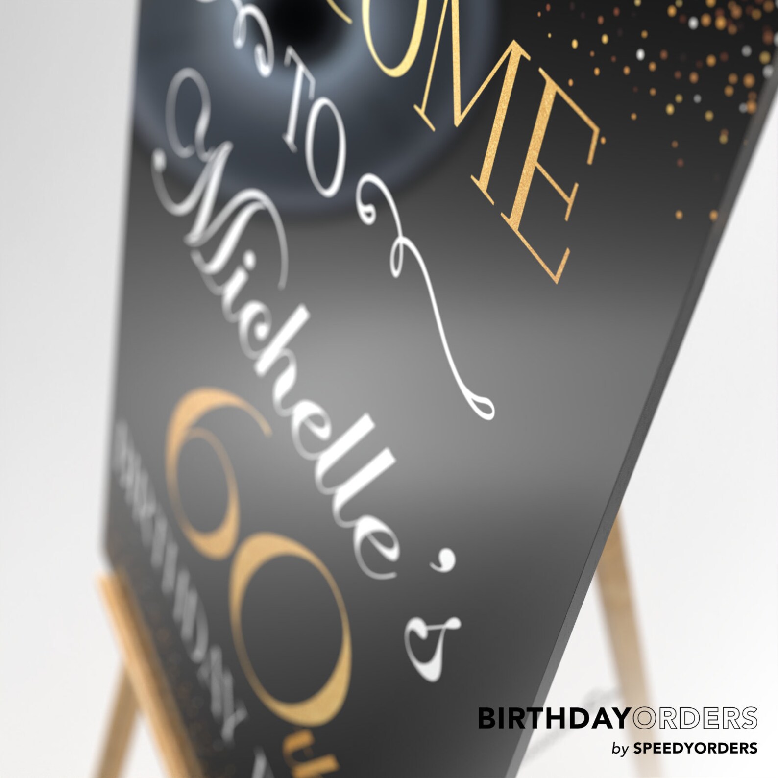 60th Birthday Sign, Welcome Sign for 60th Birthday Party, Custom 60th ...