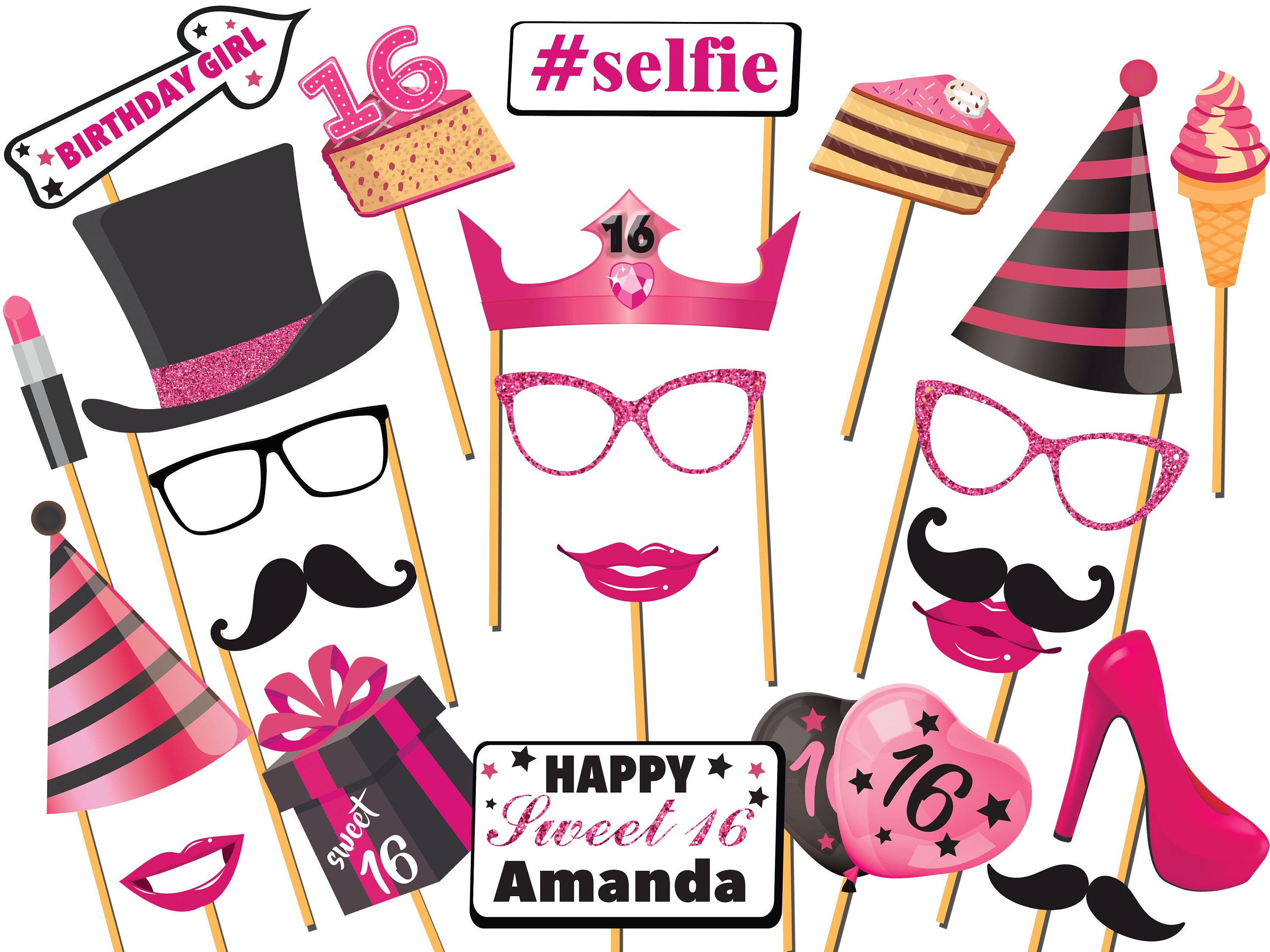 custom birthday photo booth