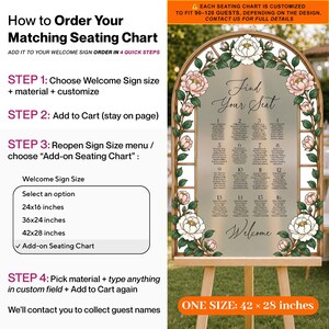 Printed Citrus Bridal Shower Sign, Custom Main Squeeze Bridal Shower Welcome Sign, Personalized Grapefruit Sign For Entrance, Bridal Decor image 9