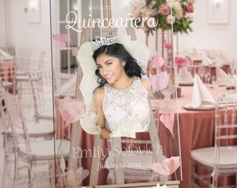 Quinceanera Welcome Sign, Quinceanera Photo Sign, Customized Quinceanera Sign, Personalized Quinceanera Sign, Quinceanera Decor