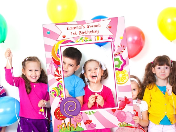 Floral Princess Crown Kids Birthday Party Gathering Photo Booth Selfie Frame Decoration ;10011196