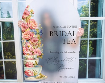 Tea Party Bridal Shower Sign, Bridal Shower Tea Party Welcome Sign, Bridal Shower Entrance Sign, Tea Party Bridal Shower Decorations