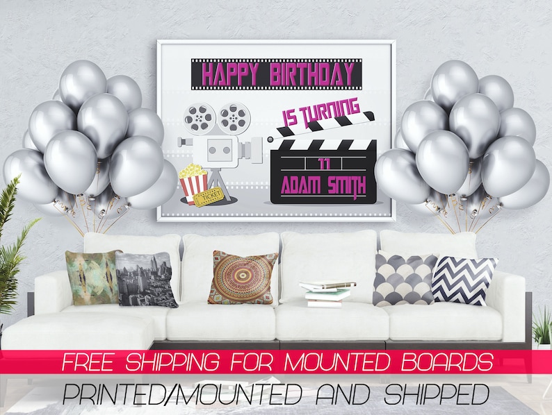 Birthday Party Slime Birthday Party Welcome Sign Size 24x18 Happy Birthday Colorful Birthday Party Decor Welcome Sign Fun Color Party Design Slime Party Decor 36x24 and 48x36 Poster for Kids