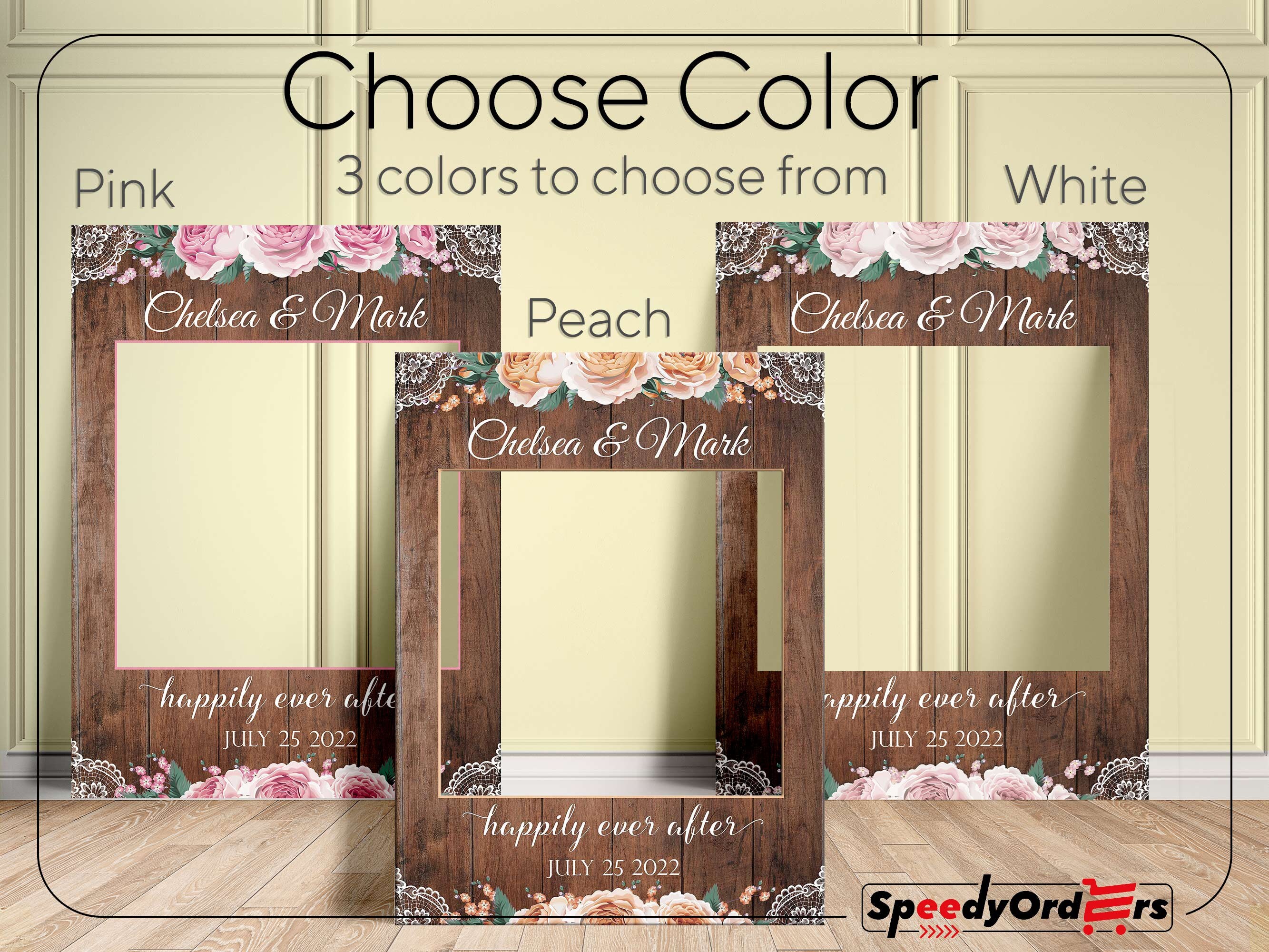 Wedding Anniversary Photo Booth Frame Wedding Anniversary Etsy