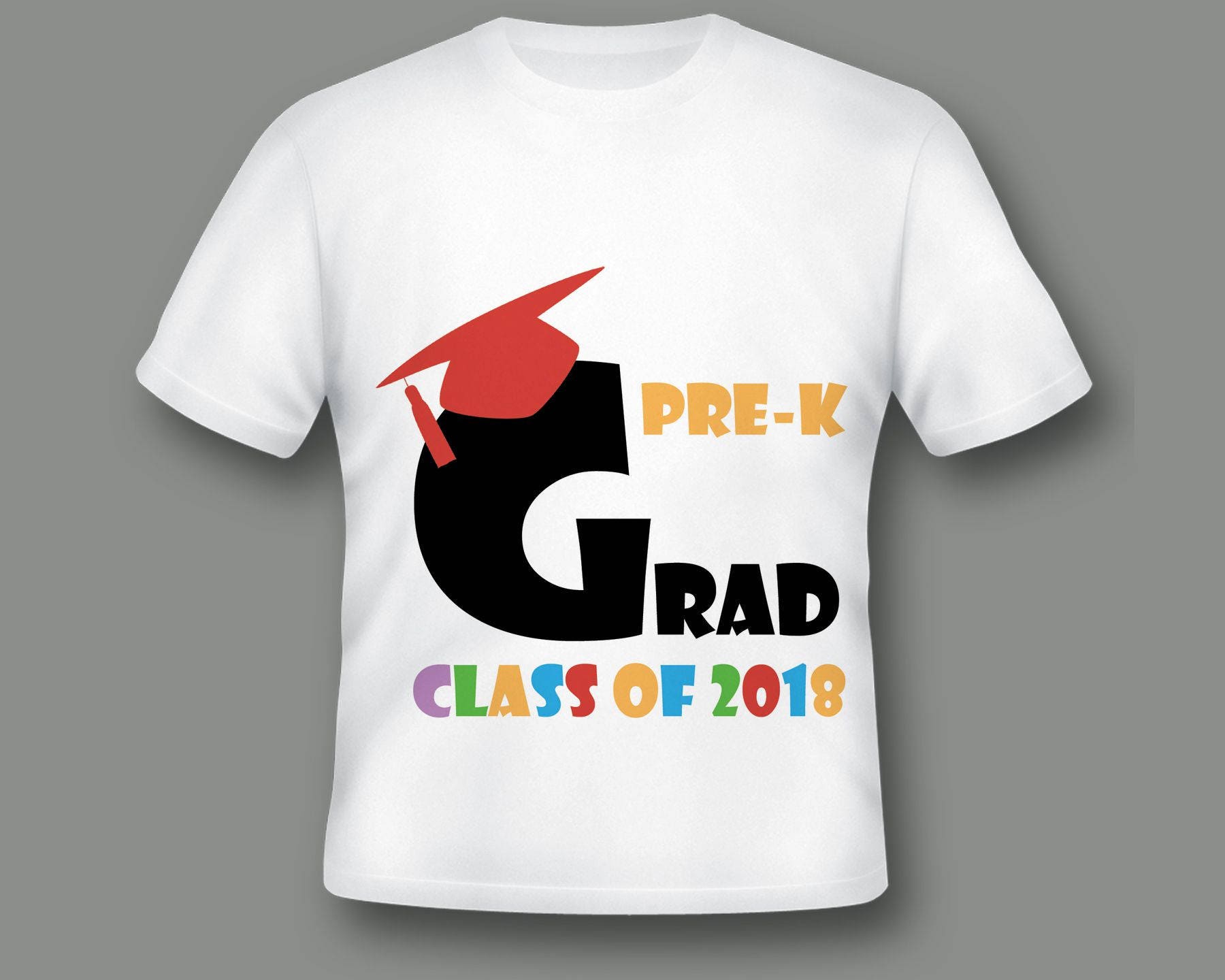 Kindergarten Graduate Shirt Preschool Graduation Custom Etsy