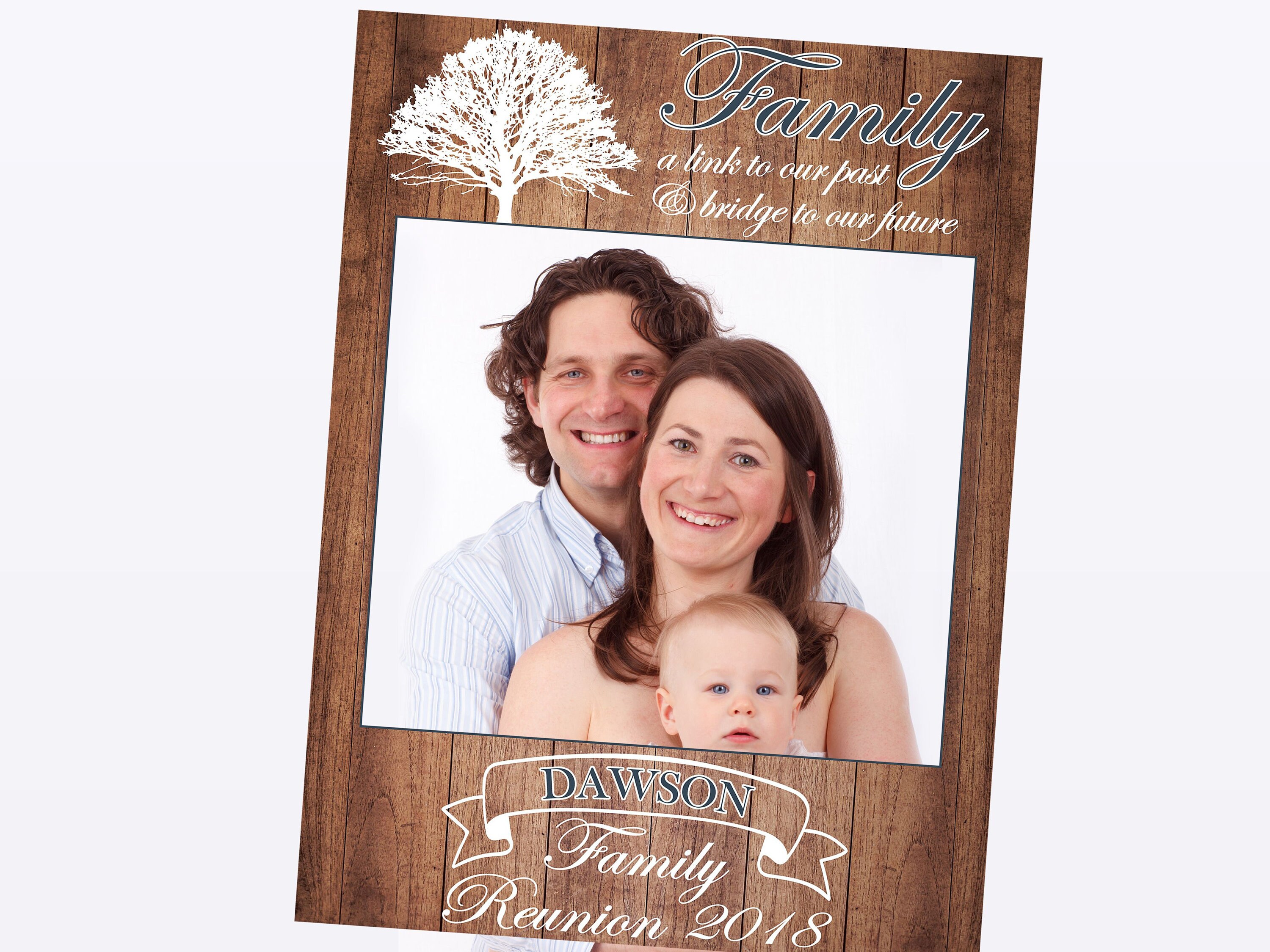 Wood Frame Prop Design Reunion Party Family Reunion Party Etsy