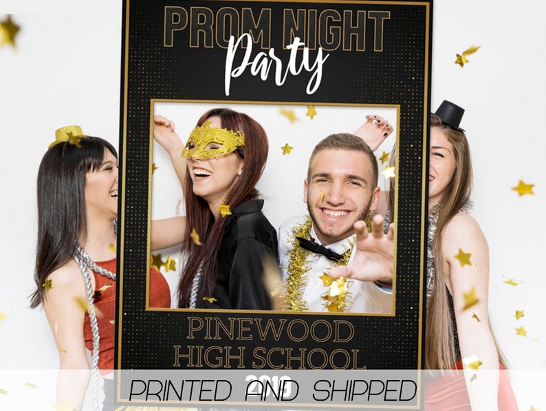 Prom Night Party Photo Booth Frame Pinewood High School; 81011160 Senior Prom Photo Prop Class of 2019