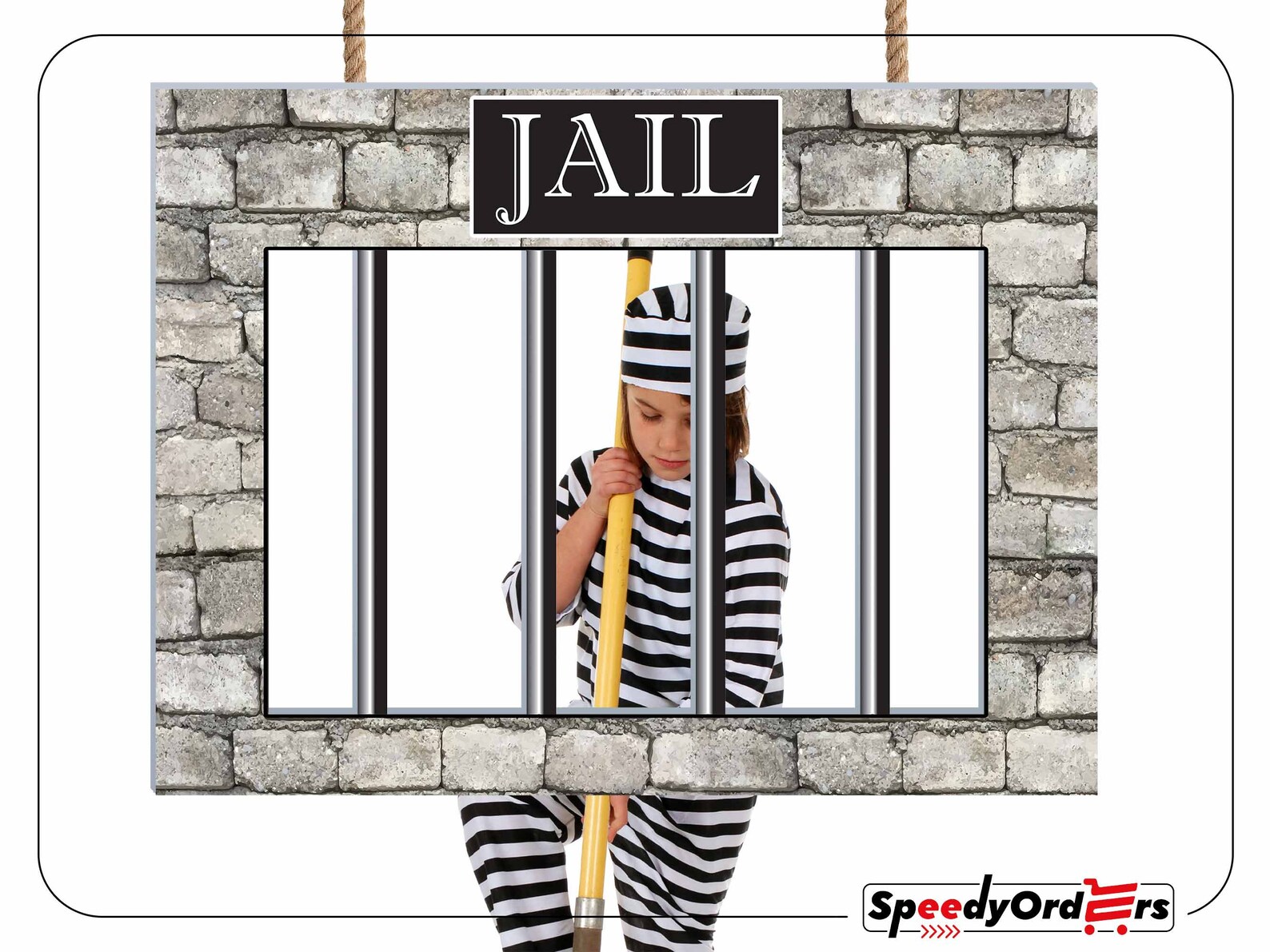 Jail Party Photo Booth Frame Prison Jail Frame Prop Police Etsy Canada