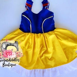 Inspired Snow White Dress-Inspired Snow White Costume-Girls Halloween Costume-Princess dress up-Princess Birthday Dress-Snow White Birthday