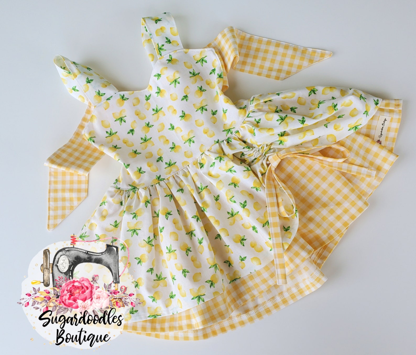 Lemon Dress- Peek a Boo Skirt