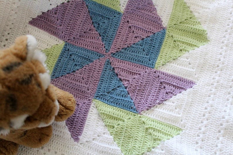 Häkeln-fliegende Gänse Babydecke | Etsy