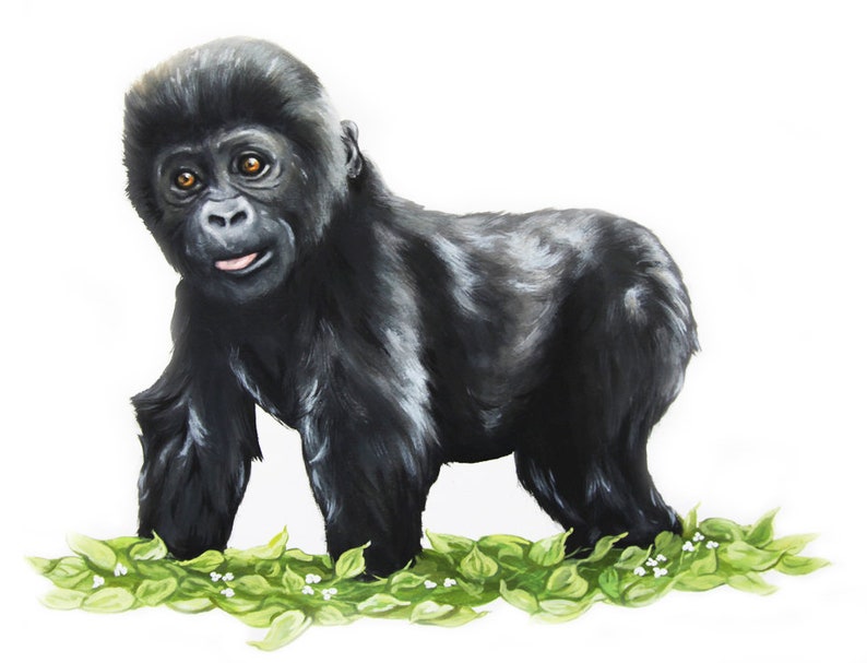 Jungle Wall Decals Jungle Decals Rainforest Wall Stickers Etsy