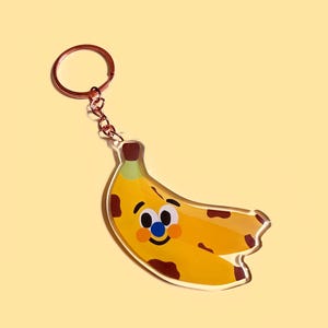 Bananen Freund Resin Epoxy Schlüsselanhänger von Goodies Ultra Fun