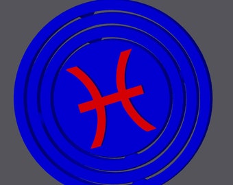 Fidget Gyro del Zodíaco: Spinner antiestrés impreso en 3D