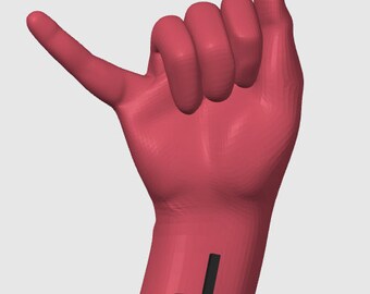 3D Printed ASL Consonant Sign: American Sign Language Learning