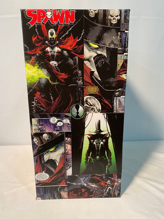 CUSTOM SPIDER-MAN Decoupage Comic Book Storage Box 
