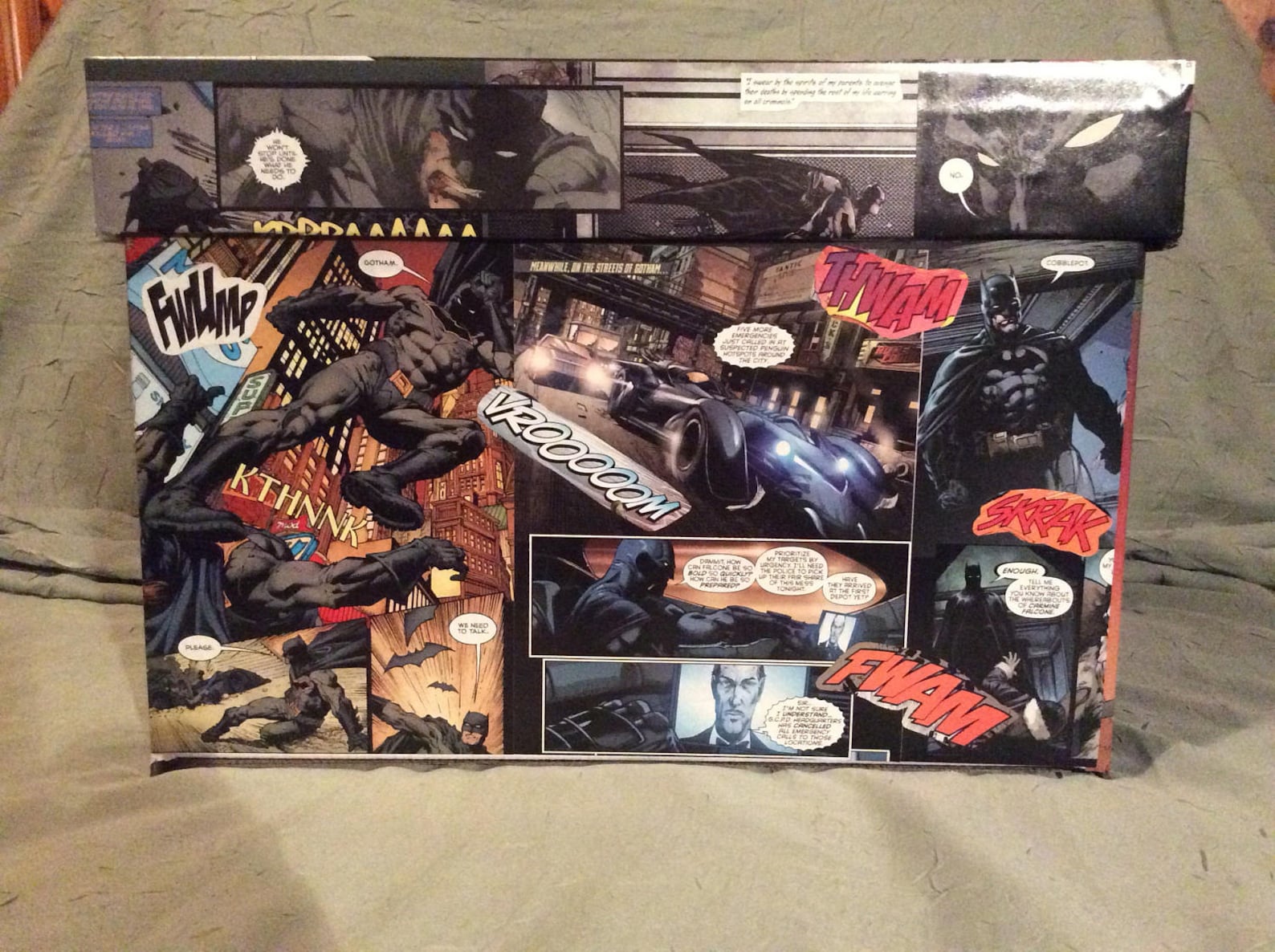 BATMAN Decoupage Comic Book Storage Box!!! - Etsy
