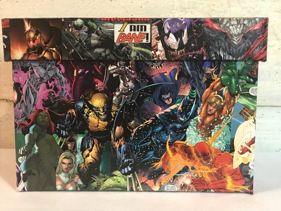 Custom Dc/marvel MASH-UP Comic Book Storage Box. Choose as | Etsy