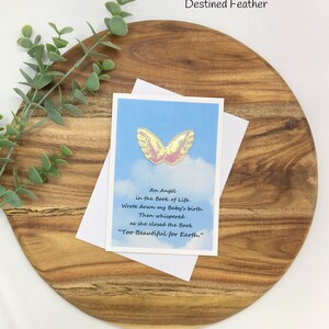 Miscarriage Card, Handmade Sympathy Card, Baby Loss Card, Bereavement Card, Condolence Card, Stillborn Grief Support, Mourning, Infant Loss