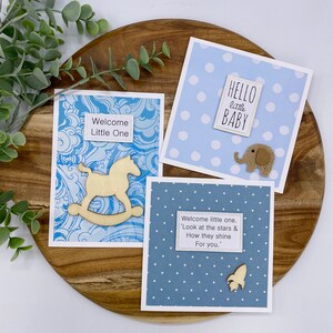 Handmade Baby Card, Handmade Baby Boy Card, New Baby Boy Greeting Card, Newborn Handmade Card, Custom Baby Card, New Mum, Baby Shower Card