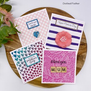 Handmade Mum Card, Personalised Mother's Day Card, Customised Mum Greeting Card, New Mum, Baby Shower, Mother Card, Handmade Mother Card