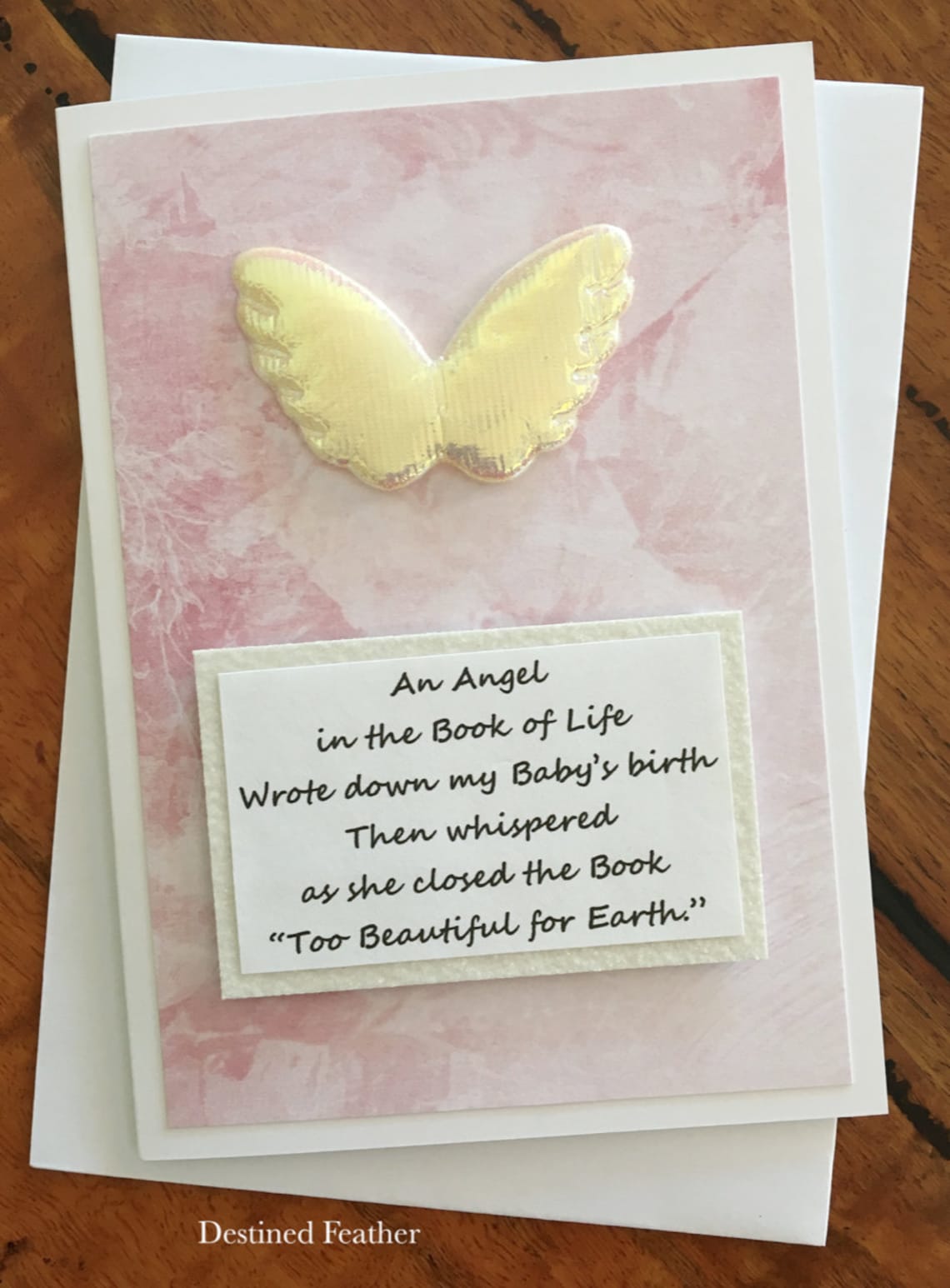Miscarriage Card Baby Loss Card Stillborn Stillbirth Card Etsy