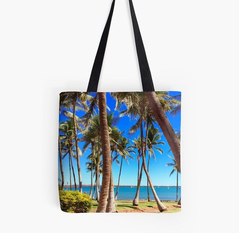 Palm Tree Tote Bag Australian Landscape Tote Pilbara Photo | Etsy