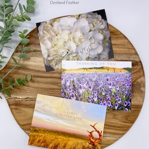 Wildflower Sympathy Card, Condolence Card, Sorry For Your Loss Card, Bereavement Grief Card, Thinking of You, Western Australian Wildflowers