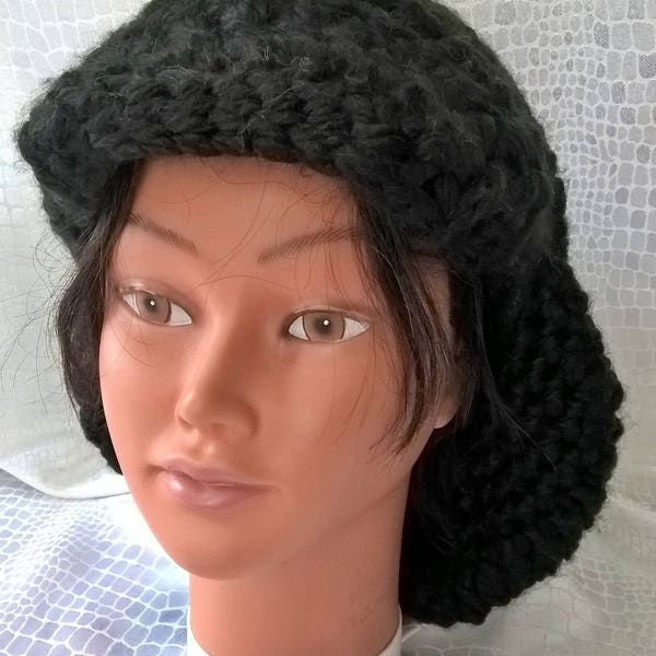 Bonnet  casquette au crochet