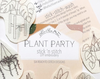 Plant Party: Stick 'n Stitch