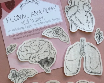 Floral Anatomy: Stick 'n Stitch