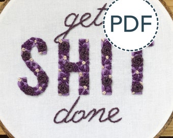 Get Shit Done (Purple Colorway): DIGITAL PDF