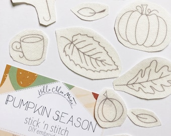 Pumpkin Season: Stick 'n Stitch
