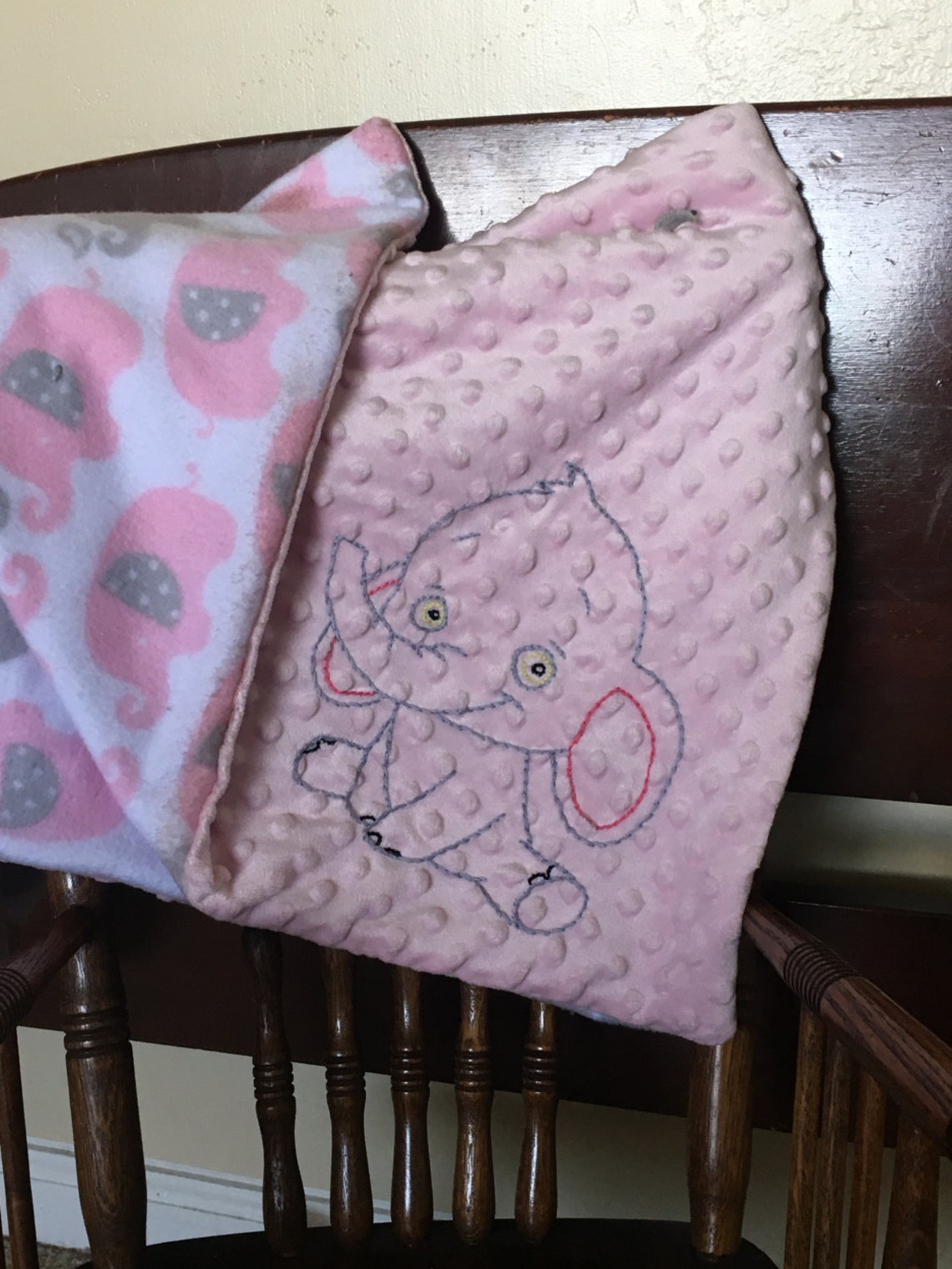 Baby Elephant Baby Blanket Etsy