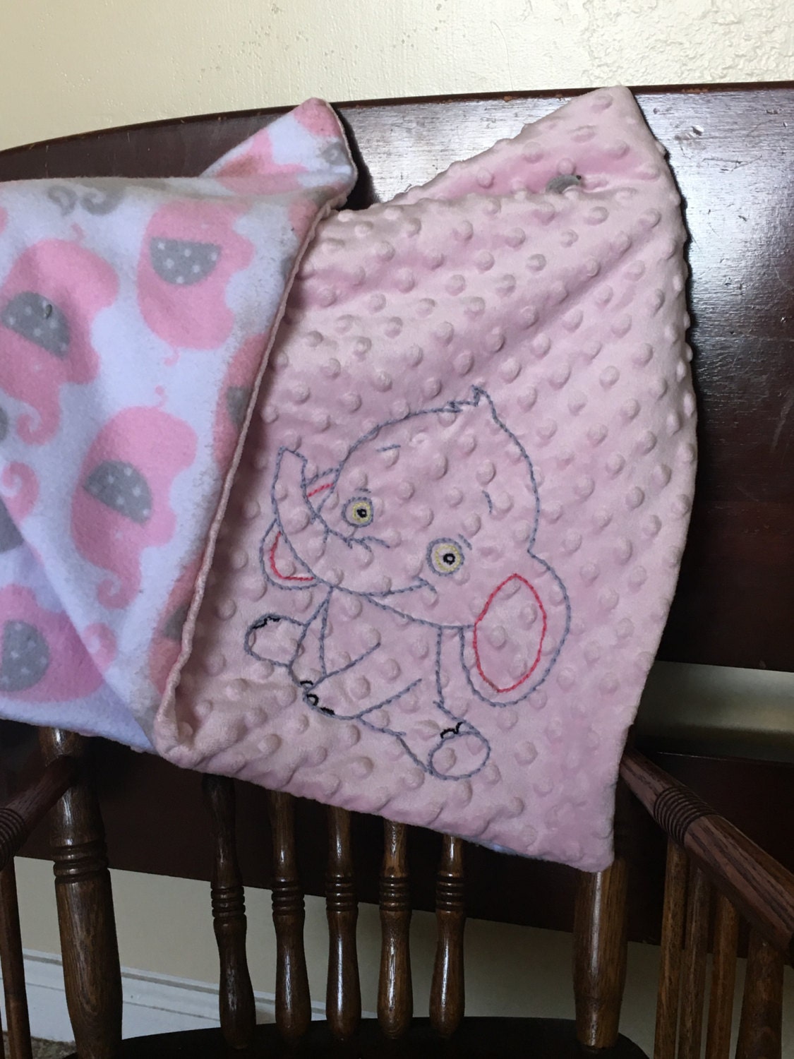 Baby Elephant Baby Blanket Etsy