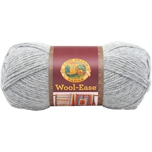Lion Brand Yarn Wool Easy in Grey Heather