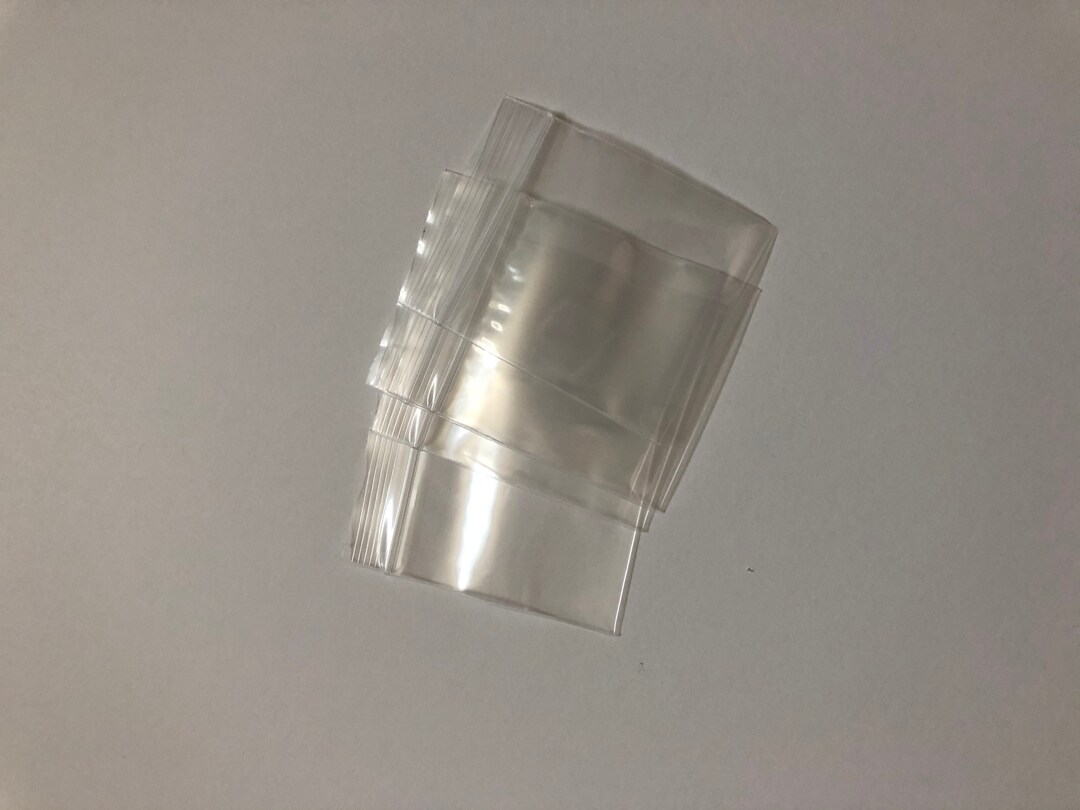 Clear Plastic Reclosable Zip Top Bags, 2 X 2 2 Mil Thick Etsy