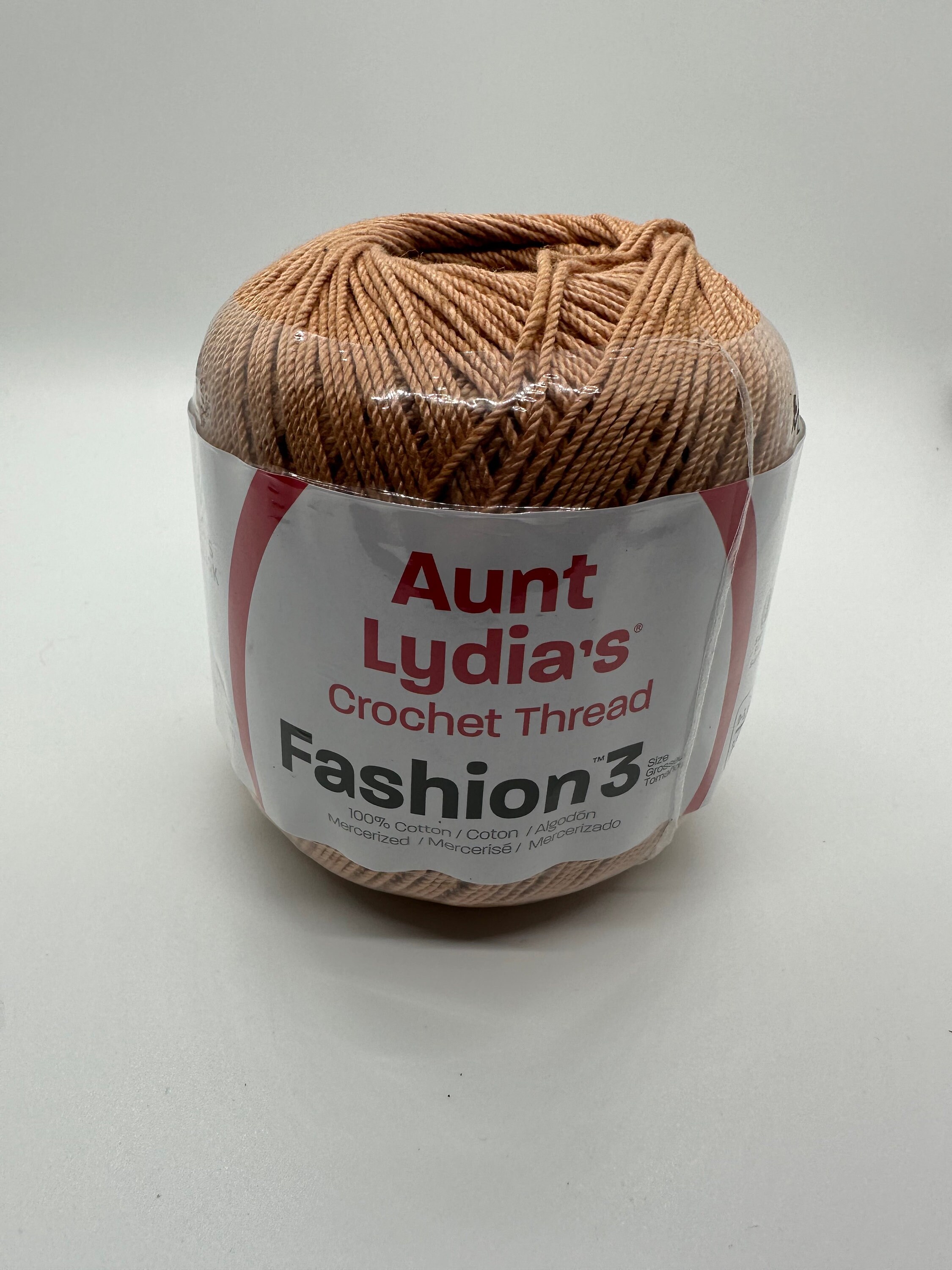 Aunt Lydia Fashion Crochet Thread Size 3: Coffee - 073650797255