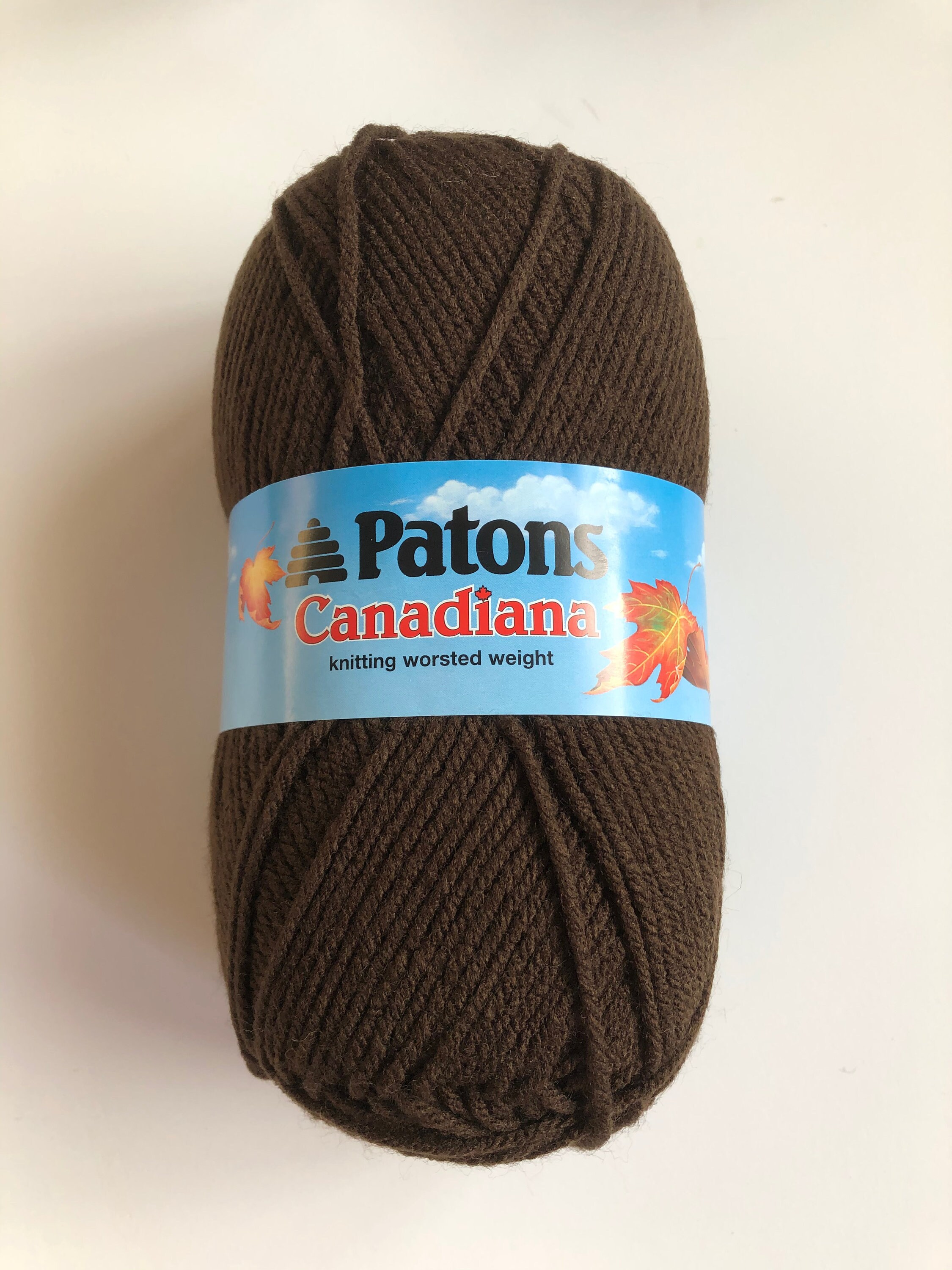 Discontinued yarn Patons Canadiana Yarn in brown Etsy