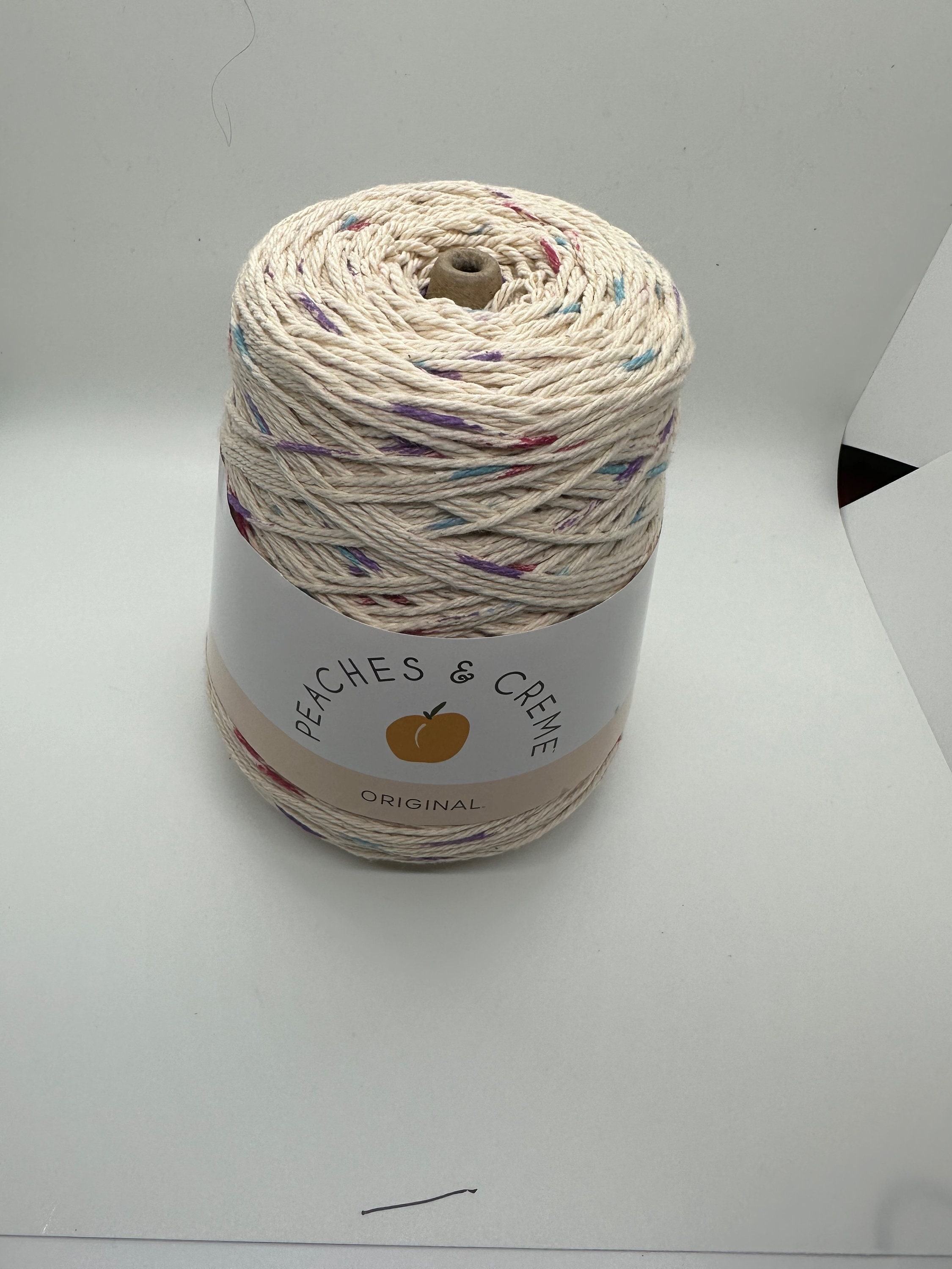 Peaches & Creme Cone 4 Medium Cotton Yarn, Seabreeze 14oz/400g, 674 Yards 