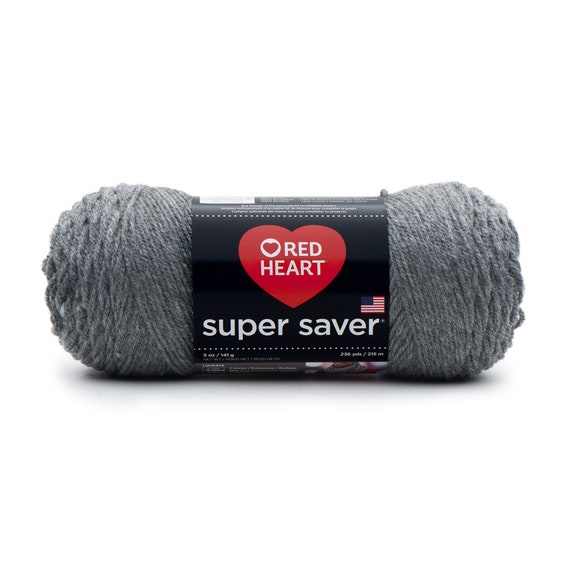 Red Heart Soft Yarn- Black 5 oz.