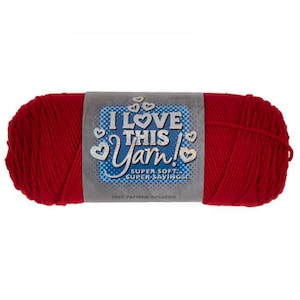 I love this yarn in red