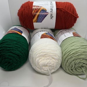 Loops & Threads yarn in several colors, choose yours. Aran Weight, 354 Yards
