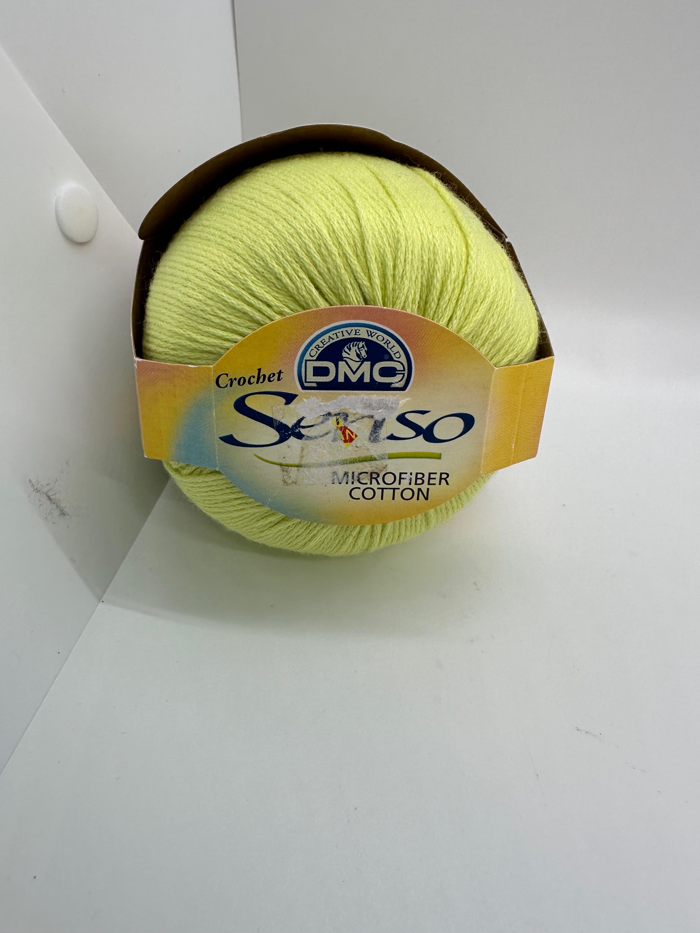 Discontinued Yarn!! DMC Senso Coton Microfiber in Lime Green