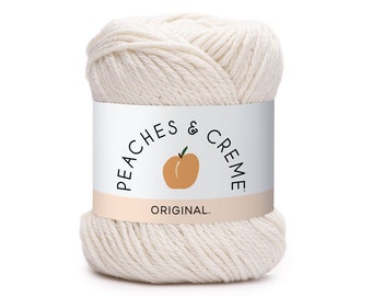 Cotton Yarn in off white, Peaches and Cream,  ecru cotton yarn,