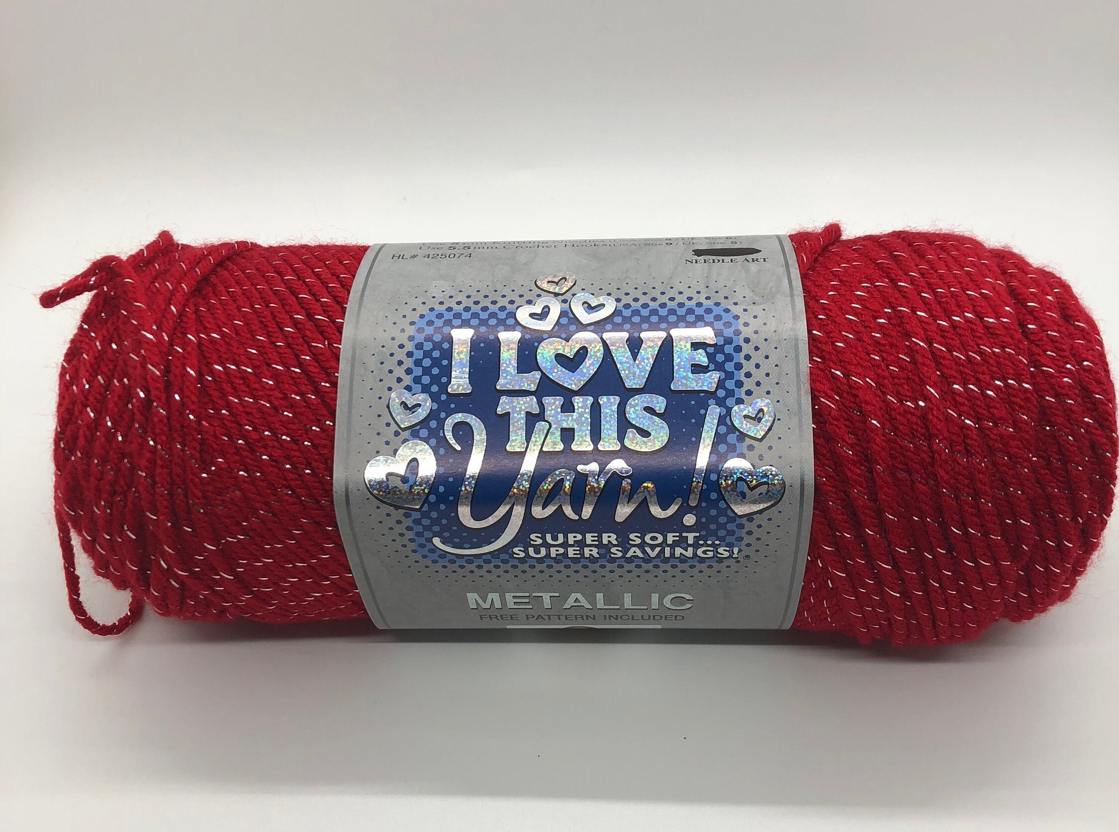 Hobby Lobby I Love This Yarn! - medium weight - 130 Dark Olive ~7oz