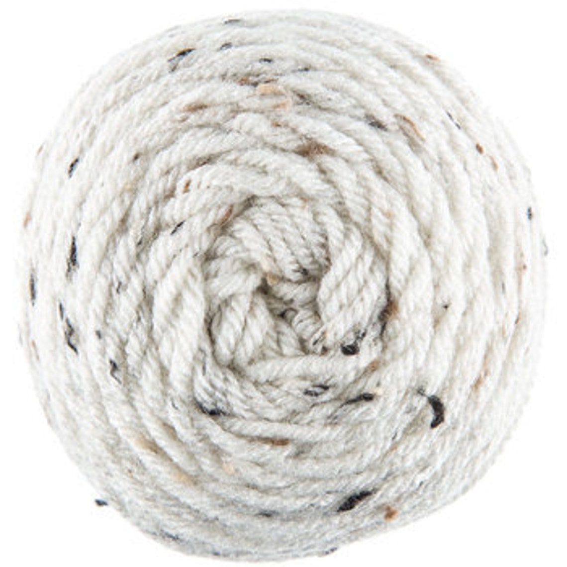 Yarn in off white flecks Ivory tweed is the color Etsy