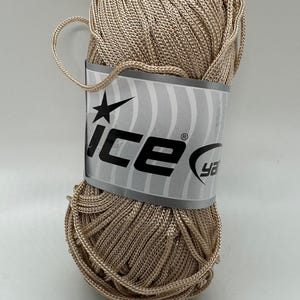 Ice Yarns Macrame Cord, 2 - 3 mm in Beige Color